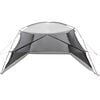vidaXL Mosquito Tent Grey 380 x 380 x 225 cm Polyester and Fiberglass