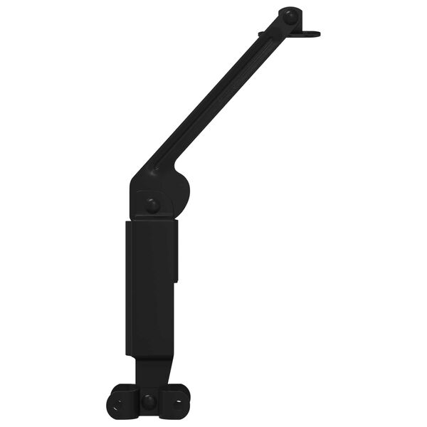 vidaXL Lid Support Hinge 2 pcs Black 192 x 32 x 50 mm Steel