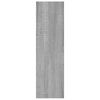 vidaXL Wall Shelf Grey Sonoma 75x16x55 cm Engineered Wood