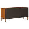 vidaXL TV Cabinet with Drawer Walnut 100 x 33 x 46 cm Solid Mango Wood