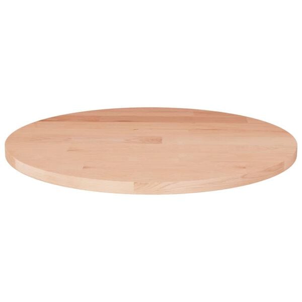 vidaXL Round Table Top ??40x1.5 cm Solid Wood Oak