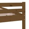 vidaXL Bed Frame without Mattress Honey Brown Solid Wood 140x190 cm