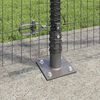 vidaXL Fence Post Grey 10 x 1.2 m (25 x 25 mm mesh) Steel and PVC