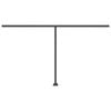 vidaXL Freestanding Manual Retractable Awning 400x300 cm Blue/White