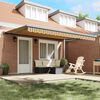 vidaXL Retractable Awning Yellow and Grey 400 x 300 cm