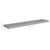 vidaXL Floating Wall Shelf Grey 120x23.5x3.8 cm MDF