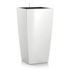 LECHUZA Planter Cubico 22 ALL-IN-ONE High-gloss White