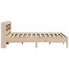 vidaXL Bed Frame without Mattress 150x200 cm King Size Solid Wood Pine
