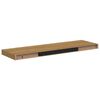 vidaXL Wall Shelf 2 pcs Brown 90 x 23.5 x 4 cm Engineered Wood
