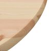 vidaXL Table Top Natural Pinewood Round 25 mm 90 cm