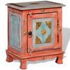vidaXL Nightstand Solid Mango Wood Orange