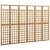 vidaXL 6-Panel Room Divider/Trellis Solid Fir Wood 242.5x180 cm