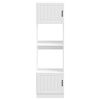 vidaXL Oven Cabinets 2 pcs Lucca White Engineered Wood