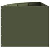 vidaXL Corner Planter Olive green 60 x 60 x 50 cm Steel