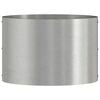 vidaXL Planter Ring Silver 30 x 30 x 20 cm Stainless Steel