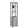 vidaXL Book Cabinet Grey Sonoma 40 x 24 x 161 cm Engineered Wood