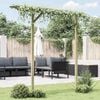 vidaXL Garden Pergola 205x40x203 cm Wood