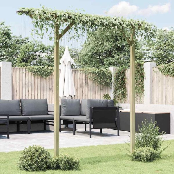 vidaXL Garden Pergola 205x40x203 cm Wood