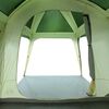 vidaXL Camping Tent with Porch Dome 5-Person Green Waterproof