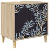 vidaXL Bathroom Cabinet DOKKUM Sonoma 60 x 40 x 60 cm Engineered Wood