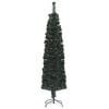vidaXL Artificial Slim Christmas Tree with Stand 120 cm Fibre Optic