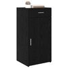 vidaXL Sideboard Black oak 42.5 x 40 x 93 cm Engineered wood
