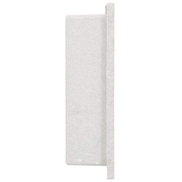 vidaXL Shower Niche Matt White 41x36x10 cm