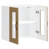 vidaXL Kitchen Wall Cabinet with Glass Door Kalmar Artisan Oak Engineered Wood