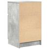 vidaXL Bedside Cabinet Concrete Grey 39x35x65 cm Engineered Wood