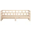vidaXL Pull-out Day Bed without Mattress Solid Wood Pine 2x(80x200) cm