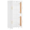 vidaXL Highboard White 69.5x34x180 cm Engineered Wood