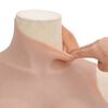 vidaXL Silicone Breastplate Natural D Cup