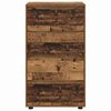 vidaXL Storage Cabinets 2 pcs Old Wood 60 x 48 x 105 cm