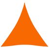 vidaXL Sunshade Sail Oxford Fabric Triangular 6x6x6 m Orange
