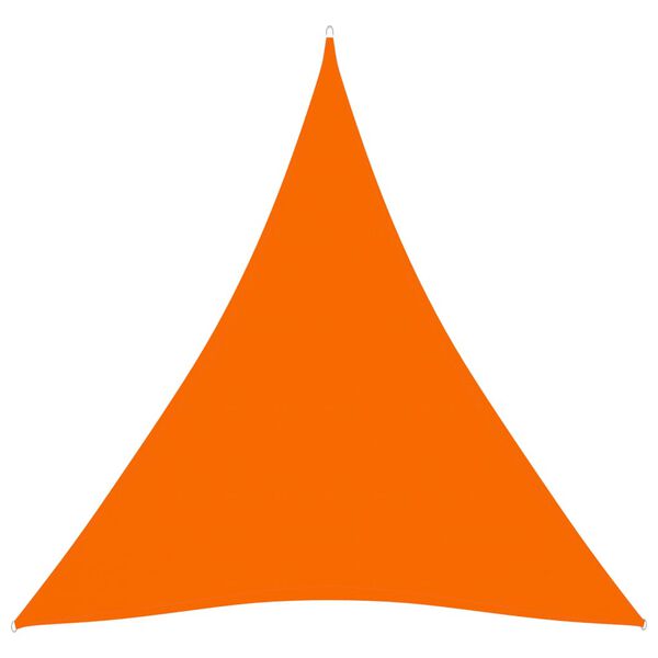 vidaXL Sunshade Sail Oxford Fabric Triangular 6x6x6 m Orange