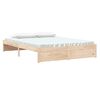 vidaXL Bed Frame without Mattress Solid Wood 150x200 cm King Size King Size