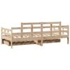 vidaXL Daybed with Drawers without Mattress 80x200 cm Solid Wood