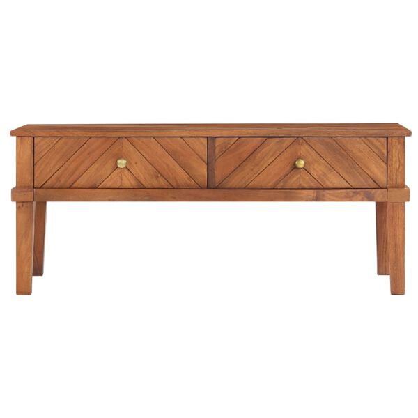 vidaXL Coffee Table 100x50x41 cm Solid Acacia Wood