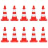 vidaXL Chain Cone Set with 10 m Chain Red and white