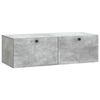vidaXL Wall-Mounted TV Cabinet Concrete Grey 98 x 41 x 30 cm