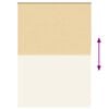vidaXL Roller blind blackout 144.4x230 cm Fabric Width 140 cm beige