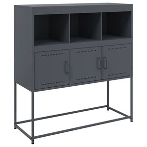 vidaXL Sideboard Anthracite 100.5x39x107 cm Steel
