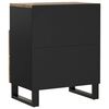 vidaXL Bedside Cabinet 50x33x62 cm Solid Wood Mango&Engineered Wood