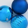vidaXL Christmas Bauble Set 4 pcs Blue Plastic