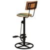 vidaXL Bar Stools 2 pcs Solid Wood Reclaimed