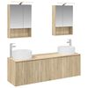 vidaXL Bathroom Cabinet Set 5 pcs Sonoma Oak Engineered Wood