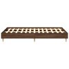 vidaXL Bed Frame No Mattress Brown Oak 135x190 cm Double Engineered Wood