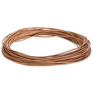 vidaXL Leather Cord Brown &Oslash;1 mm x 5 m Leather