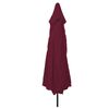 vidaXL Garden Parasol Bordeaux Red 395 x 395 x 245 cm