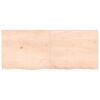 vidaXL Bathroom Countertop 120x50x(2-6) cm Untreated Solid Wood